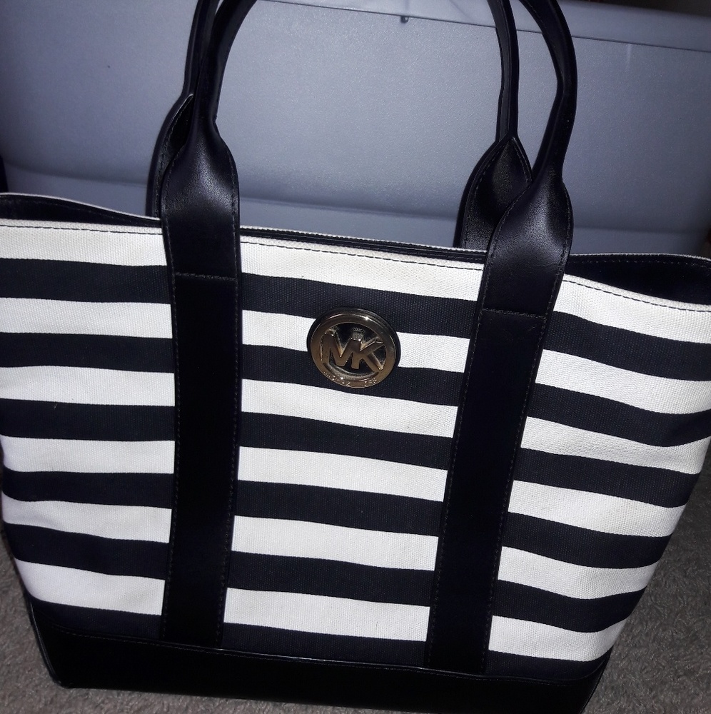 Michael Kors canvas purse